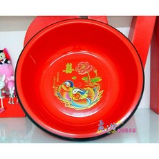 孟之坊婚禮精品舘 女方嫁妝大臉盆組，結婚吃茶禮盒用品，新娘嫁妝首選, 1個