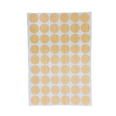 더굿샵 피스 스티커 무늬목 중간갈색 못구멍스티커