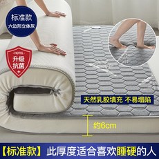 매트리스 패드 구조 기숙사 층 싱글 가정용 더블 스폰지 다다미 학생 6 매트 두꺼운 라텍스, 120x190cm, Color-2 Thick 6cm