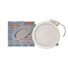 나스필 욕실 6인치 15W 주광색, 1개