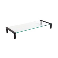 COMS-KH100 강화유리 모니터받침대 모니터스탠드, 1개