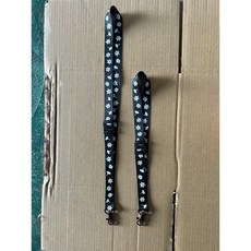 【富巨金】夜光葉子識別證帶/證件帶(安全扣 鋅鉤)大人/小孩尺寸都有, 黑色,小孩