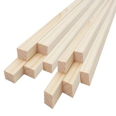 아이베란다 소나무 18x18x800mm 각재 각목 쫄대 합판 몰딩 집성 목재, 10개