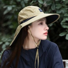여름벙거지 정글모자 챙넓은모자 보닛햇 등산 사파리 뒷목커버, 상세페이지 참조