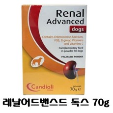 레날어드밴스드 독스 강아지 신장질환 보조제 70g, 1개, 신장/심장/간