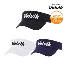 볼빅 VBDB 시그니처 남성 바이저 썬캡 골프모자, 블랙화이트, 1개