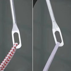 예삐스토어 대형 바지 고무줄 끼우개 츄리닝 끈 끼우기 도구 의류 치마 밴드 셀프 수선 밴딩, 2개, 대