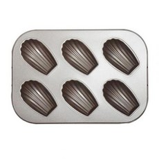 아트박스/와인앤쿡 카페테리아 베이킹 6구 마들렌 오븐팬 1개, 단품없음