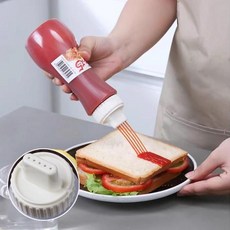 데코 소스통 마요네즈 케찹 5줄 데코 통 화이트 K601, 단품, 1개