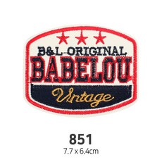 와펜 DIY 자수 패치 와펜모음 열부착식와펜, 4개, 와펜 패치 851번