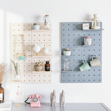 벽 선반 인테리어 무타공 다용도 벽걸이 선반 주방 수납 욕실수납선반 진열대 조립식 부착식 정리대, 멀티벽선반 그레이, 멀티벽선반 그레이