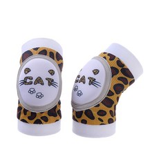 아기 유아 보호대 실리콘 어린이 다리 보행 무릎 안전 방지 팔꿈치 커버 제품 부상, 12.레오파드캣(팔) 탄성 1-5세