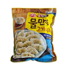 코스트코 오뚜기 맛있는 물만두 고기 부추 2.4KG 아이스박스+아이스팩 무료, 1개