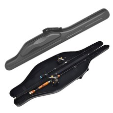 아워트랙 릴장착 낚시가방 원투 낚시대 보관 하드케이스 바다 민물 루어대 낚시용품 로드케이스 가방, 125cm, 메탈브라운