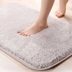 부드러운 폭신 발매트 집인테리어 소품 가정용 러그 chl730wl, 50x80 베이지