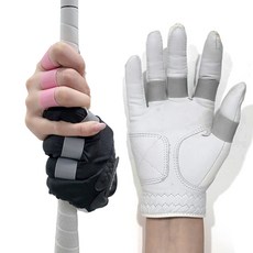 골프 굳은살 물집 미끄럼 방지 손가락 핑거 밴드 실리콘 골무 4개입, 그레이, 1세트