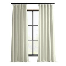 HPD Half Price Drapes 이탈리아 인조 리넨 커튼 304.8cm(120인치) 롱 암막 커튼 침실 및 거실용 127 x 304.8cm(50 120인치) (패널