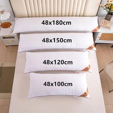 화이트 필 코어 홈 소프트 필링 쿠션 길이 조절 퀼팅 수면 알모하다, 1개, 1. White