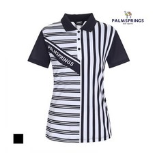 팜스프링스 여성 ST패턴 포인트 반팔티셔츠_STSL232269 699683