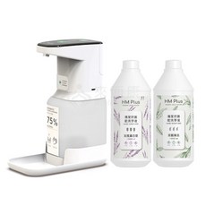 HM Plus 自動感應手指消毒器，附1000ml乾洗手液補充瓶，適用辦公室學校醫院, HM3 ST-D03