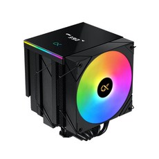 Xigmatek AK6 雙風扇數位 ARGB CPU散熱器 (黑/白), 黑色, 1個