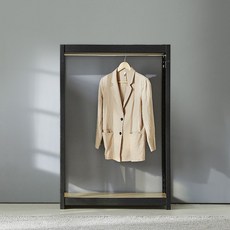 몬스터랙 행거 모듈형 맞춤 행거 시스템행거 철제행거, 블랙