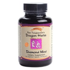 Dragon Herbs Diamond Mind素食補充膠囊 470mg, 100顆, 1罐