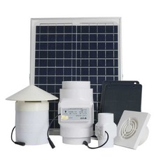 태양광충전 정화조 환풍기 화장실 가스배출 환기 냄새, 1개