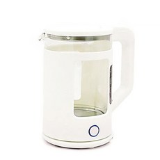 태유 무선 전기 주전자 TP-2000 1.8L 유리 전기 분유 커피 포트 보온기능, 1개, 화이트