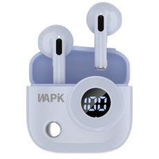 와피크 노이즈 캔슬링 오픈형 무선 블루투스 이어폰 R6 BT5.4, 블루