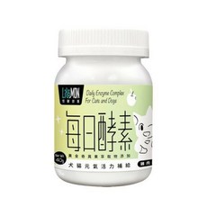 ㊆㊆犬貓館 LitoMon 怪獸部落 犬貓營養品 皮膚保健/腸胃健康/元氣活力補給/保健粉 益生菌, 1個, 每日酵素 40g