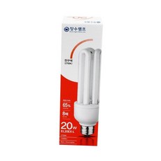 전구 삼파장 20W 램프 전구색 전구조명 삼파장전구 삼파장전구 전구 전구조명 삼파장 램프, 1개