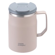 鍋寶真空陶瓷保溫辦公杯 長效保溫保冷, 香甜奶霜, 1個, 500ml