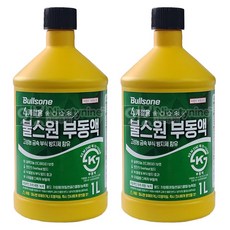 1+1 불스원 부동액-1L 엔진 동결방지 부식방지 냉각수 라디에이터 보호, 2개, 1L