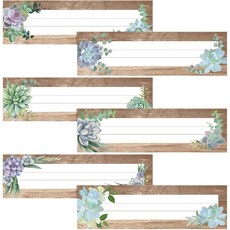 Yexiya 보헤미안 이름표 프린지 교실 이름표 책상용 자체 접착 소박한 이름 라벨 장식 학교 게시판 사무실 홈 파티용 48개(보헤미안), 레트로, 1개