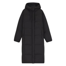 휴고 후드 퀼팅 코트