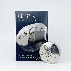 하나야마 캐스트 퍼즐 하즈루 상급 5단계 스파이럴, 혼합색상, 1개, 5피스