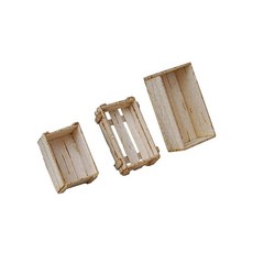 Cobaanii mokei工房 코바아니 모델 공방 1/35 프론트라인 시리즈 민간용 목상자 3종류 각각 1개씩 포함 조립 키트 FS-004