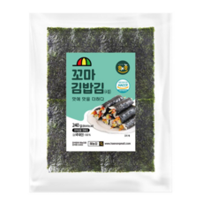 해농 4절 꼬마 김밥김 4등분 400매, 240g, 1개
