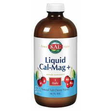 KAL 液態鈣鎂保健食品 酸櫻桃口味, 473.2ml, 1瓶