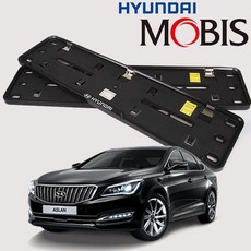 현대모비스 정품 아슬란 순정 번호판 가드 플레이트 기아 아슬란 현대 신형 가드 자동차 비천공 차량 dew+922xZ, 현대 아슬란_천공용