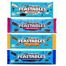 미스터 비스트 피스터블 초콜릿 밀크1+쿠키1+카라멜1+다크1(총 4개입), 4개, 60g