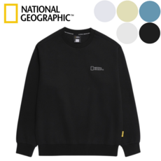 [매장발송]내셔널지오그래픽 남여공용 긴팔 맨투맨 베이직 봄 가을 심플 트레이닝 상의