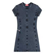 디젤 D컵 데님 미니 드레스