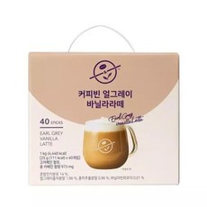 커피빈 얼그레이 바닐라라떼 25g x 40EA, 40개입, 1개
