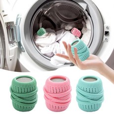 3 유연제 디스펜서 볼 세탁기 재사용 가능한 섬유 리필 교체 정적 제거 청소 도구