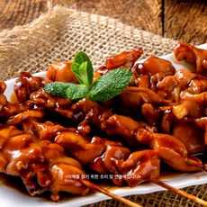 숯불 양념 닭다리살 꼬치 20g 40개 전자렌지도 OK