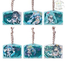 初音未來 Hatsune Miku 繪馬風流沙吊飾, 正版授權，整套6組