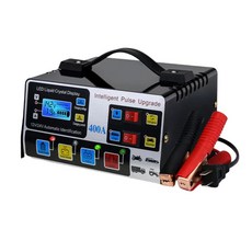 자동차 배터리 충전기 12V24V 220W 자동 배터리 충전기 수리 복원 충전기 높은 전력 빠른 충전기, 1m, 1개