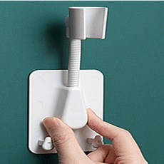 부착식 욕실 샤워헤드 걸이 샤워기걸이 접착식 흡착 욕실용품, 상세페이지 참조